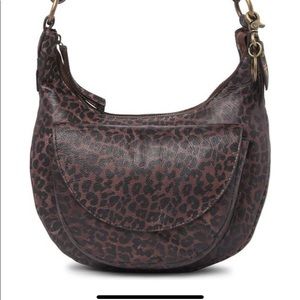 Frye Maddie Animal Print Saddle Bag